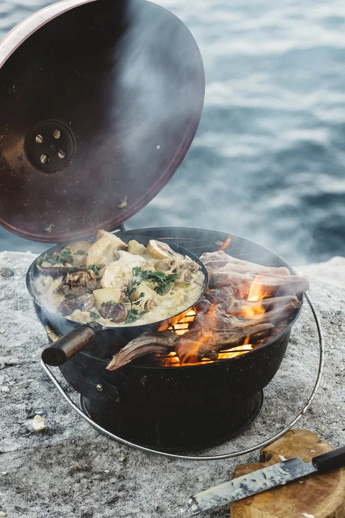 LAMB CHOPS WITH CREAMY POTATOES