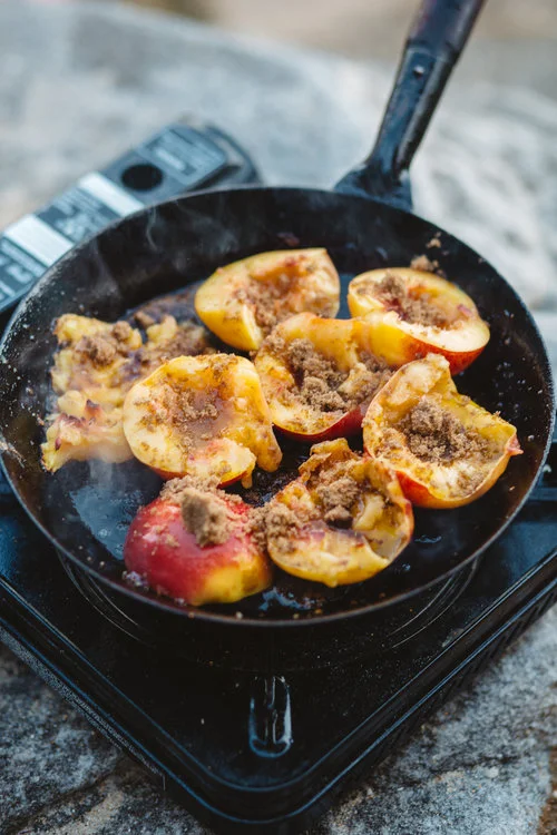 EVOO NECTARINES WITH COCONUT SUGAR
