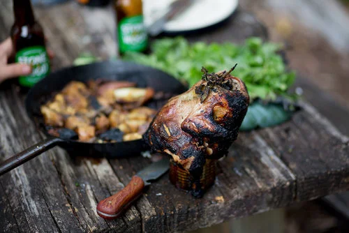 Beer Chicken by the River