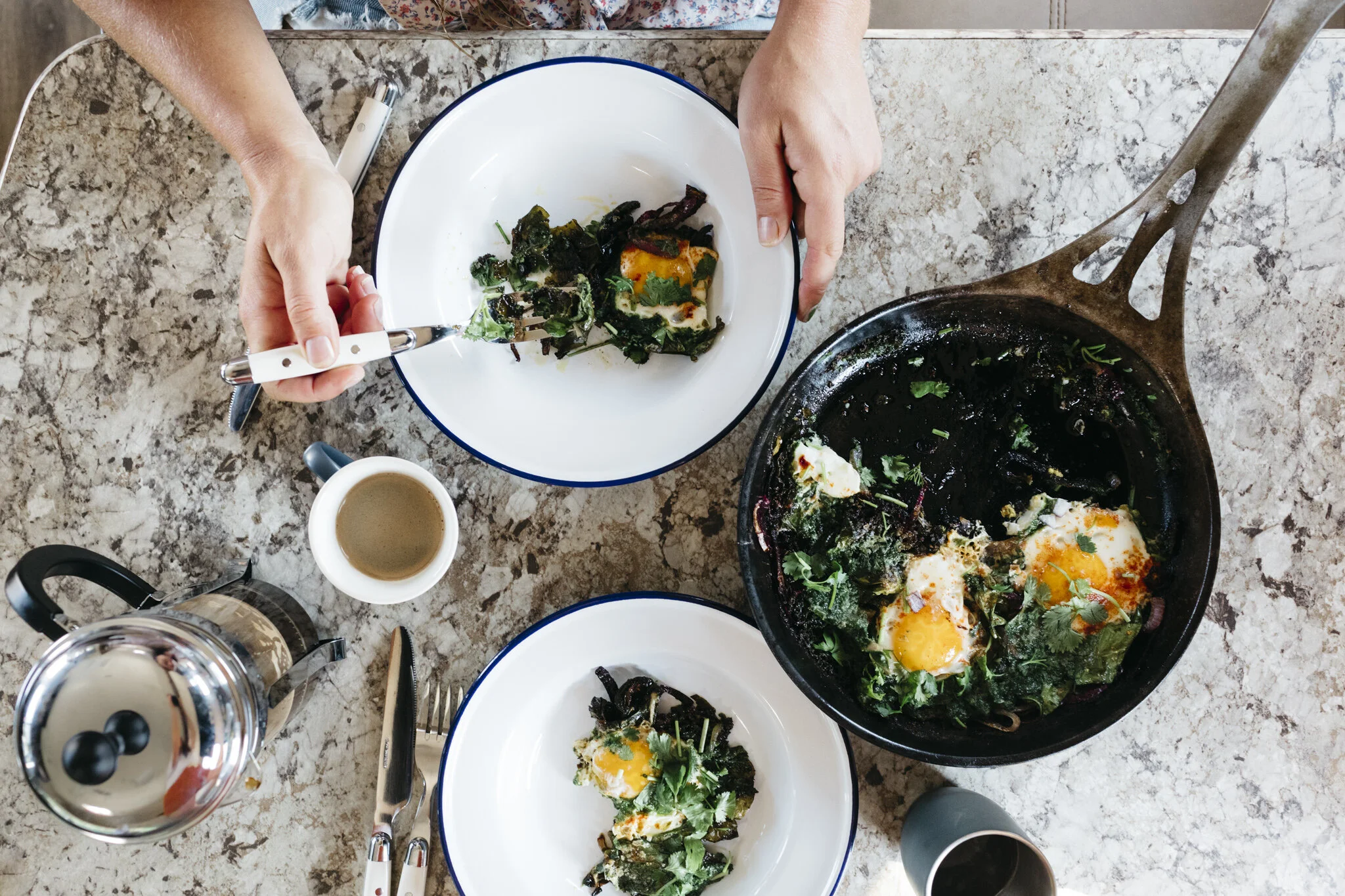 Copy of Swiss Chard and Pesto Shakshuka