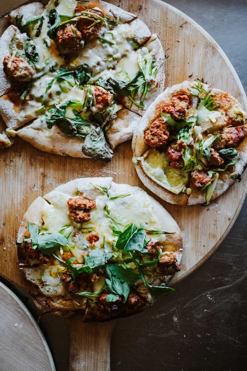 Spiced Lamb Meatball Pizza — Sarah Glover
