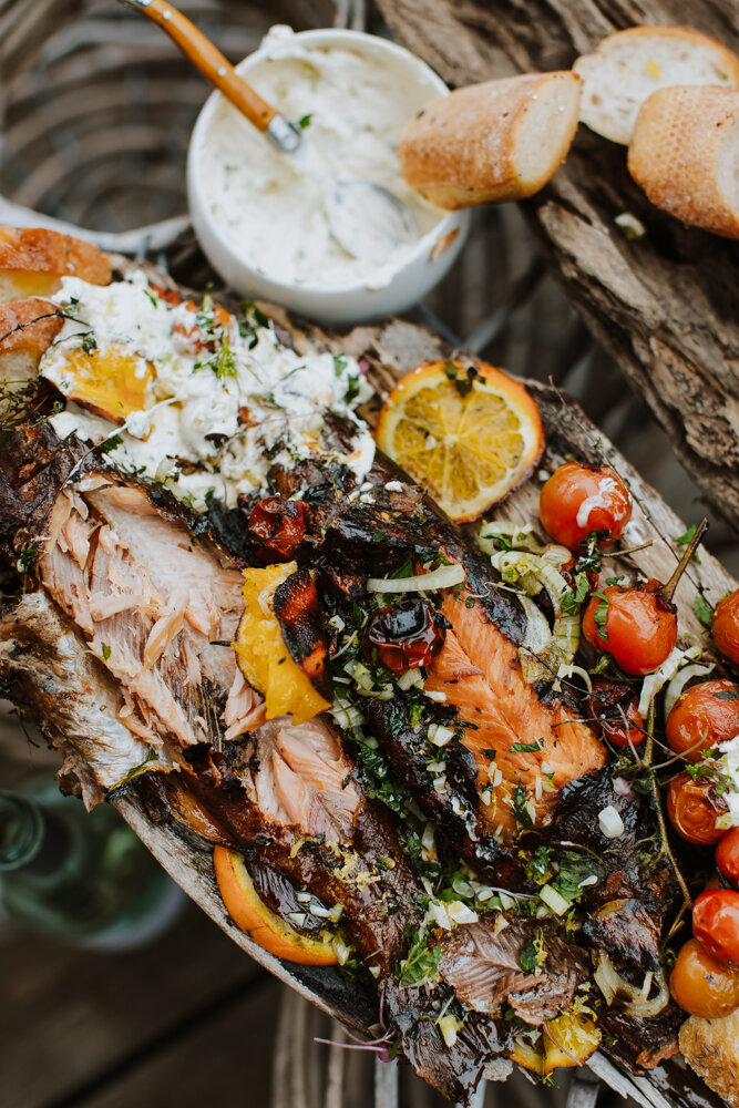 Trout with Horseradish Creme Fraiche — Sarah Glover