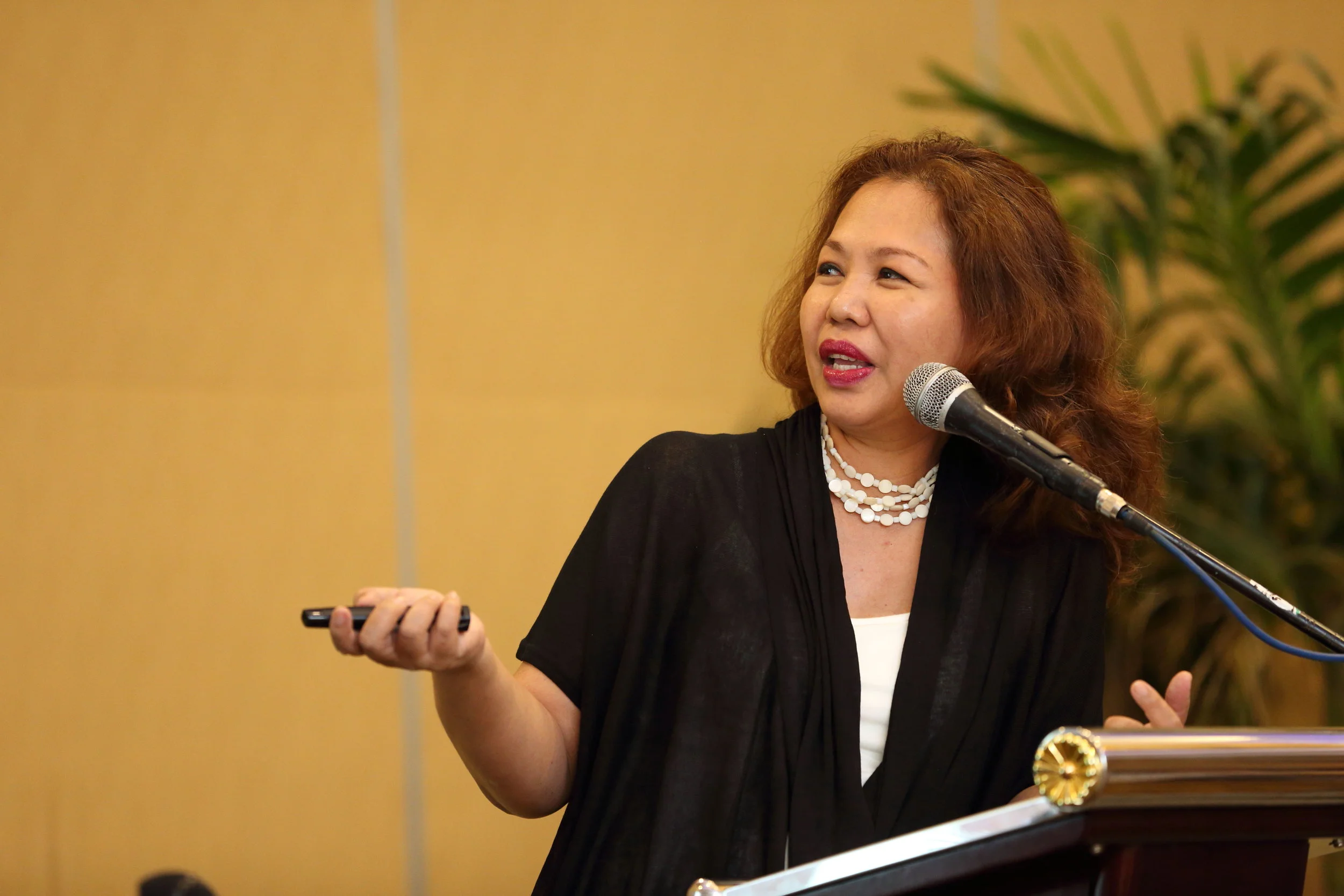 Dr. Rachel Rosario, executive director of the Philippine Cancer Society, speaking on the evolution of hospice care in the Philippines over the past 20 years.