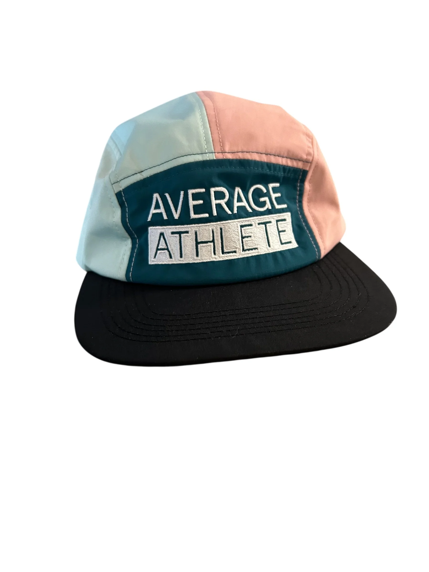 Pink and Green Camper Hat