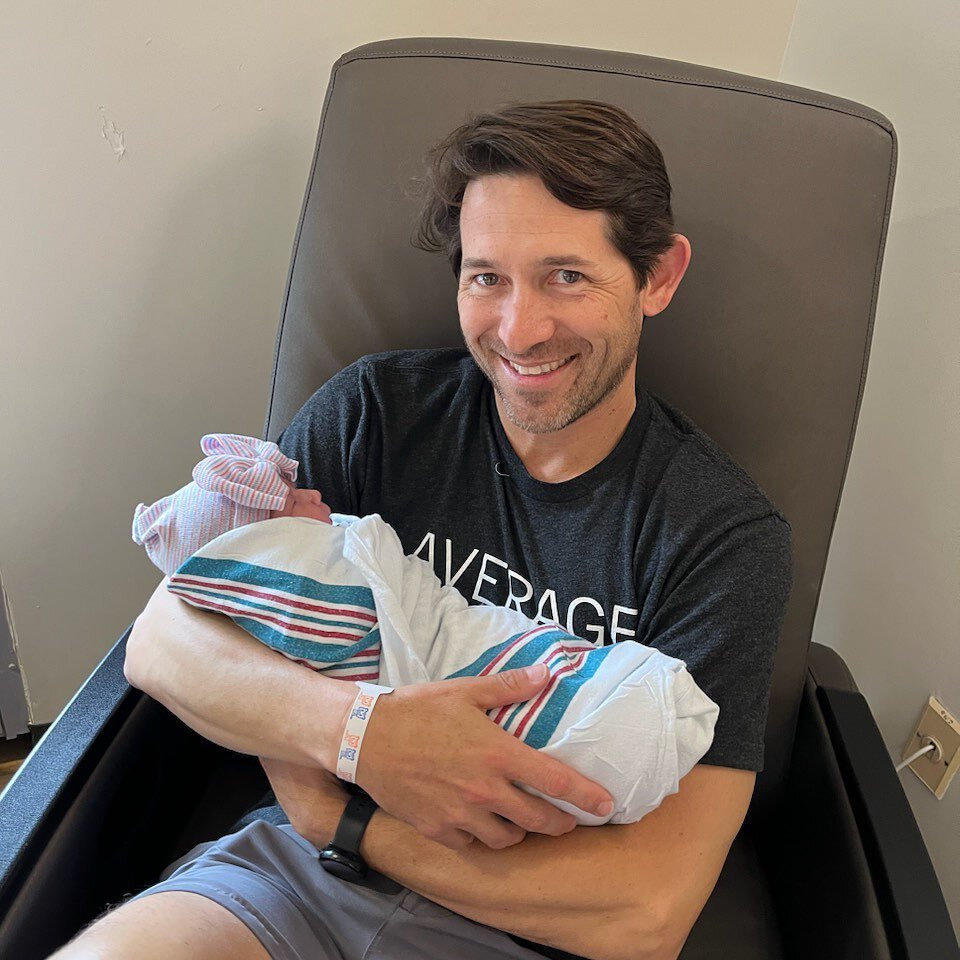 Marc didn&rsquo;t realize that a race to the hospital was on his schedule for the day for his daughters speedy delivery! Happy Fathers Day to this dad, and all dads, who are out there racing on the tracks and in life. 

Average Athlete is a brand bui