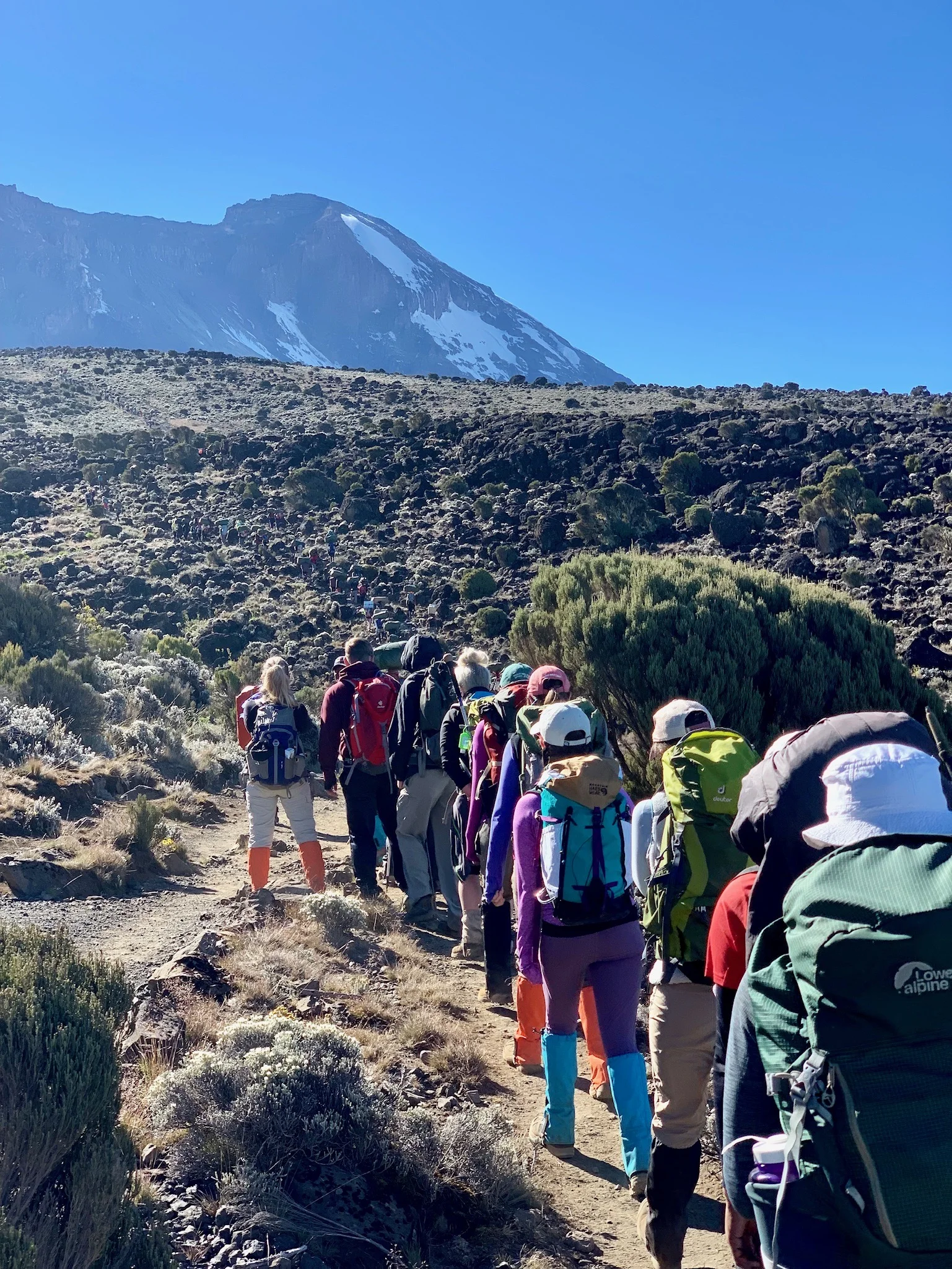 Day 8: Climb to Baranco Camp