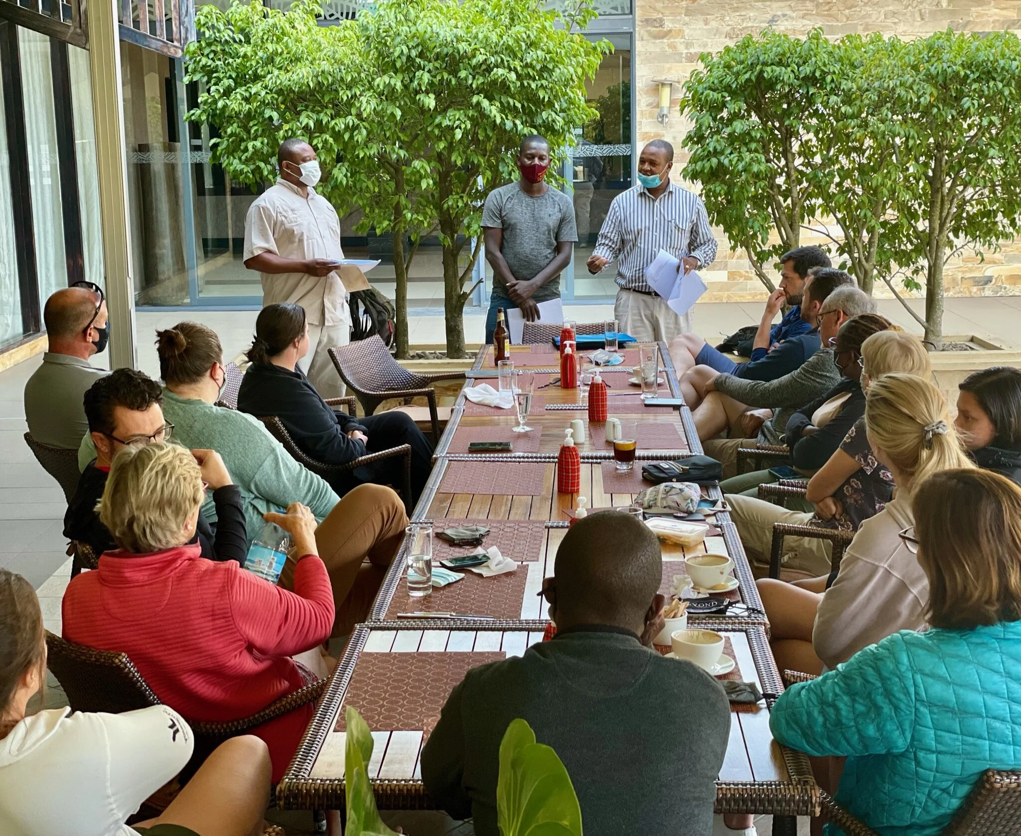 Day 2: Meet with mountain guides for safety briefing and gear check