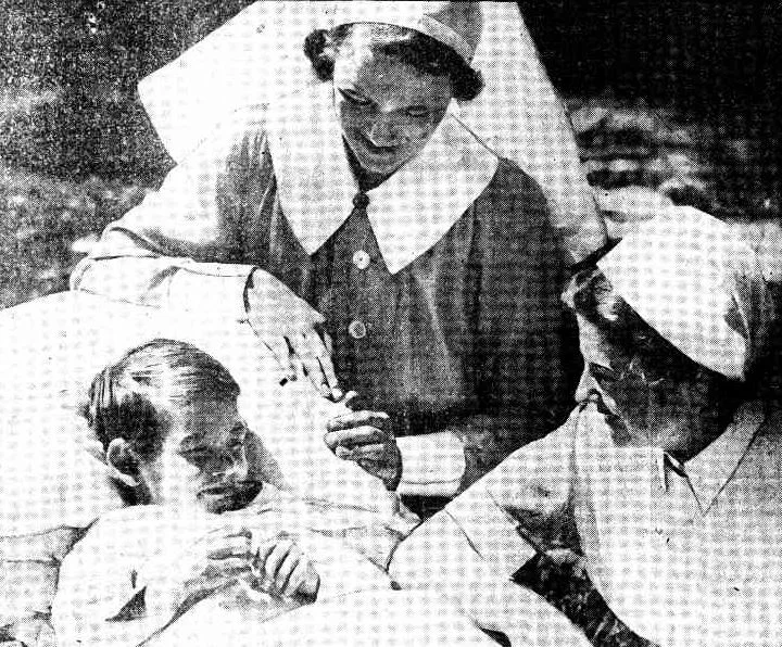 Norman Wenham with Tetanus