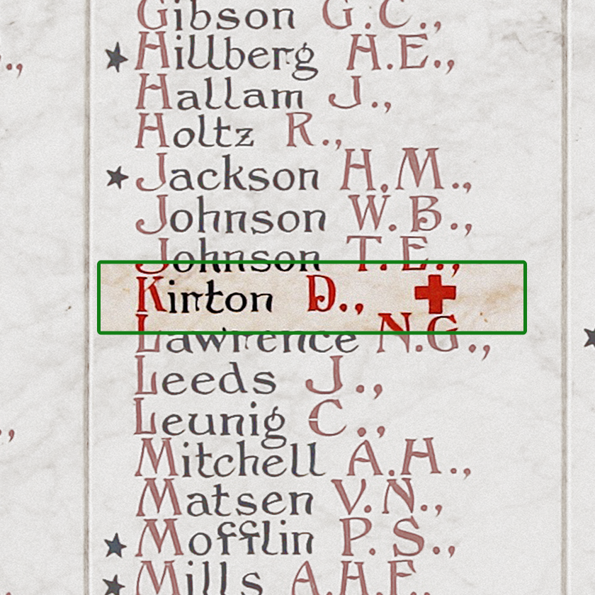 KIRTON, DORA PATTY, STAFF NURSE, AUSTRALIAN ARMY NURSING SERVICE