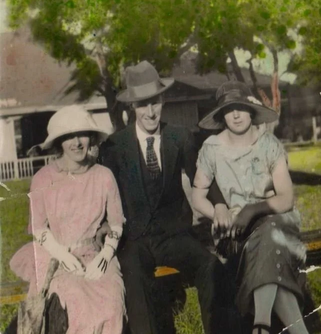 Doris, James McGlashan and Chrissie Monteath c 1929