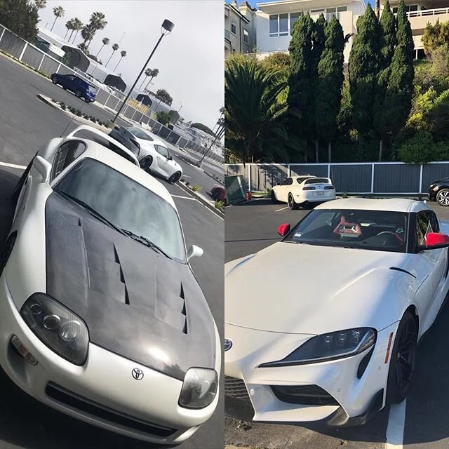 Mk4 or Mk5 Supra? Comment down below which one you would take! Saw these two Supras down in Newport Beach together! Looking absolutely amazing! Should we add a Supra to the fleet?🤔🤔🤔 &bull;
&bull;
&bull;

#supra #supramk4 #supramk5 #supraculture #