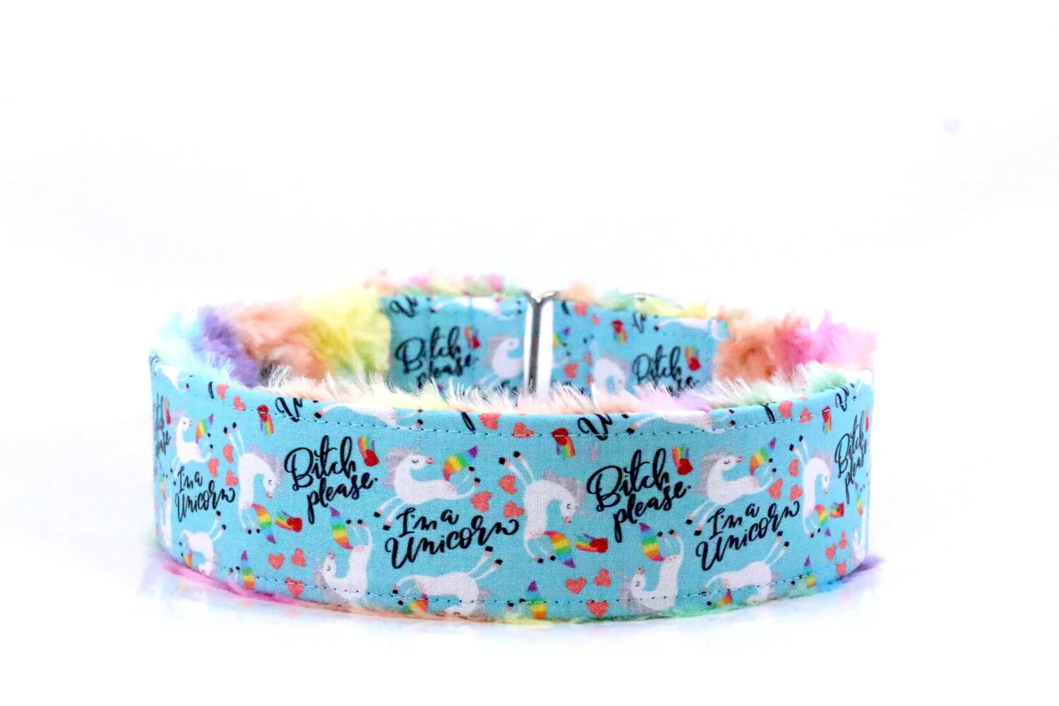 Bitch Please I'm A Unicorn on Turquoise (sf)