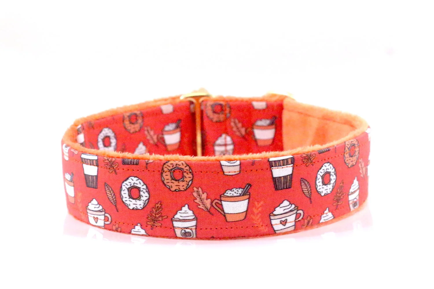 Tiny Pumpkin Spice Latte On Orange