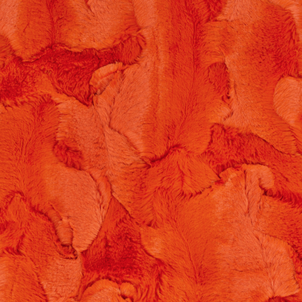 Orange Luxe Faux Fur