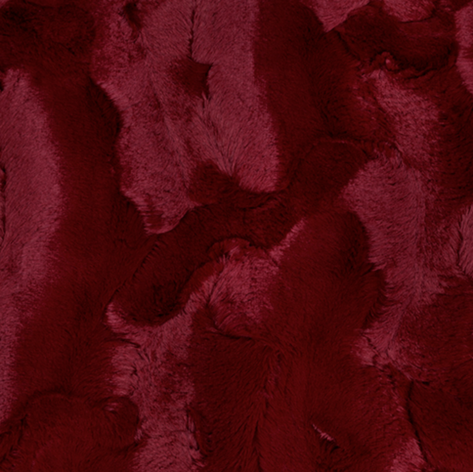 Wine Luxe Faux Fur