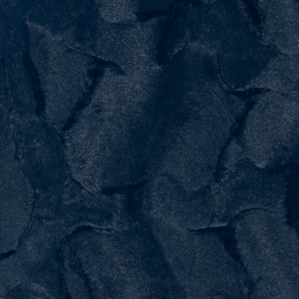 Navy Luxe Faux Fur