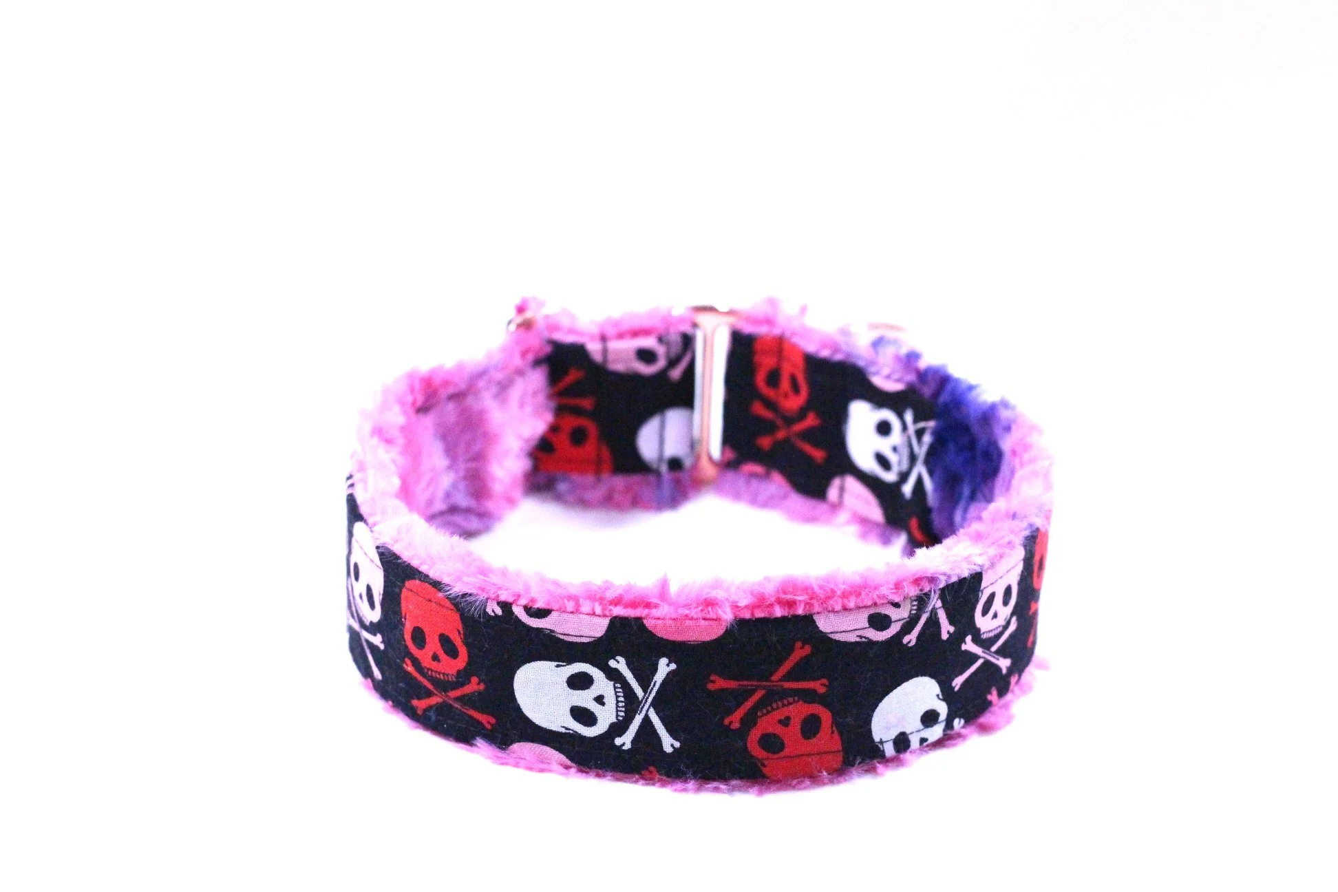 Pink, Red and White Skulls