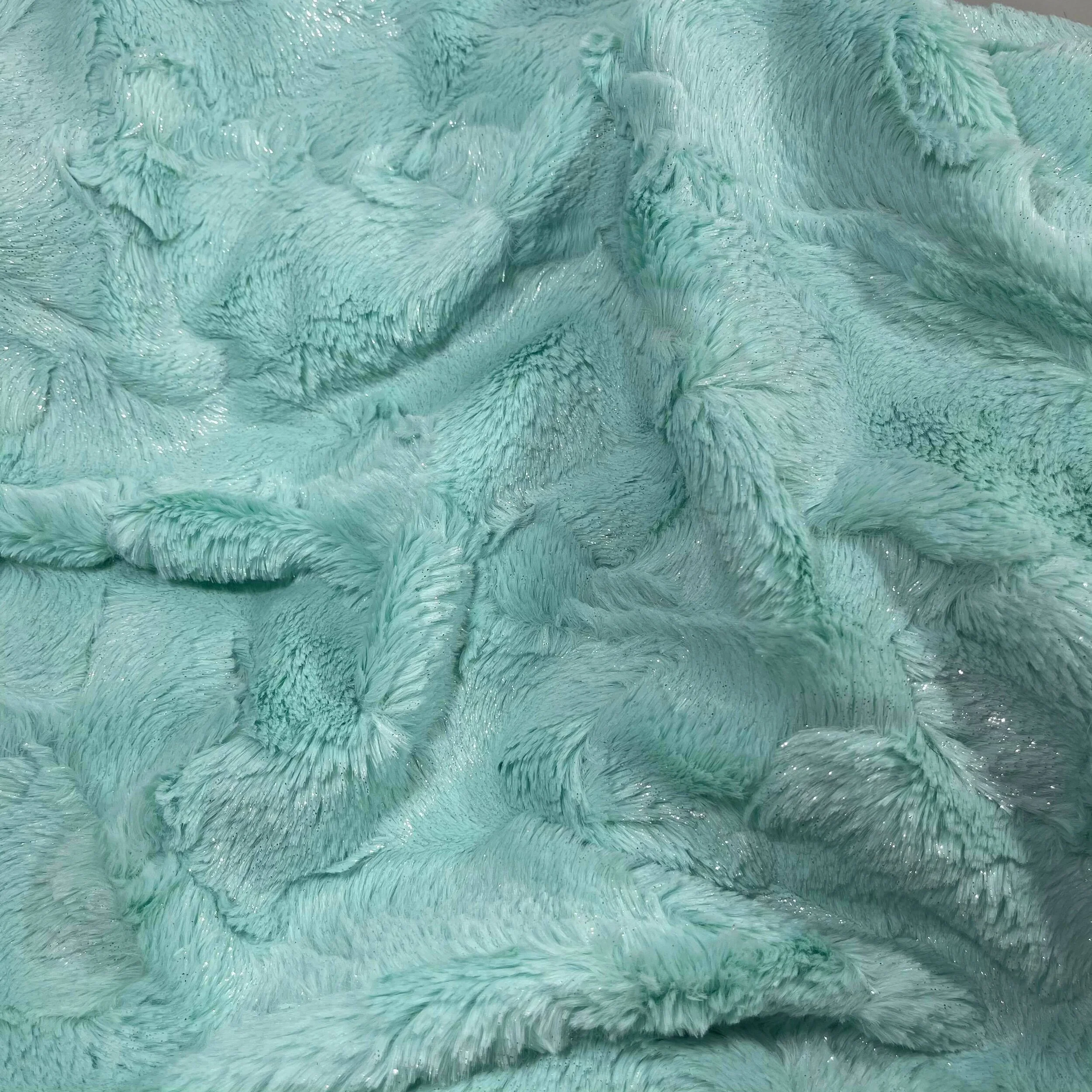 Silver Shimmer Mint Luxe Fur
