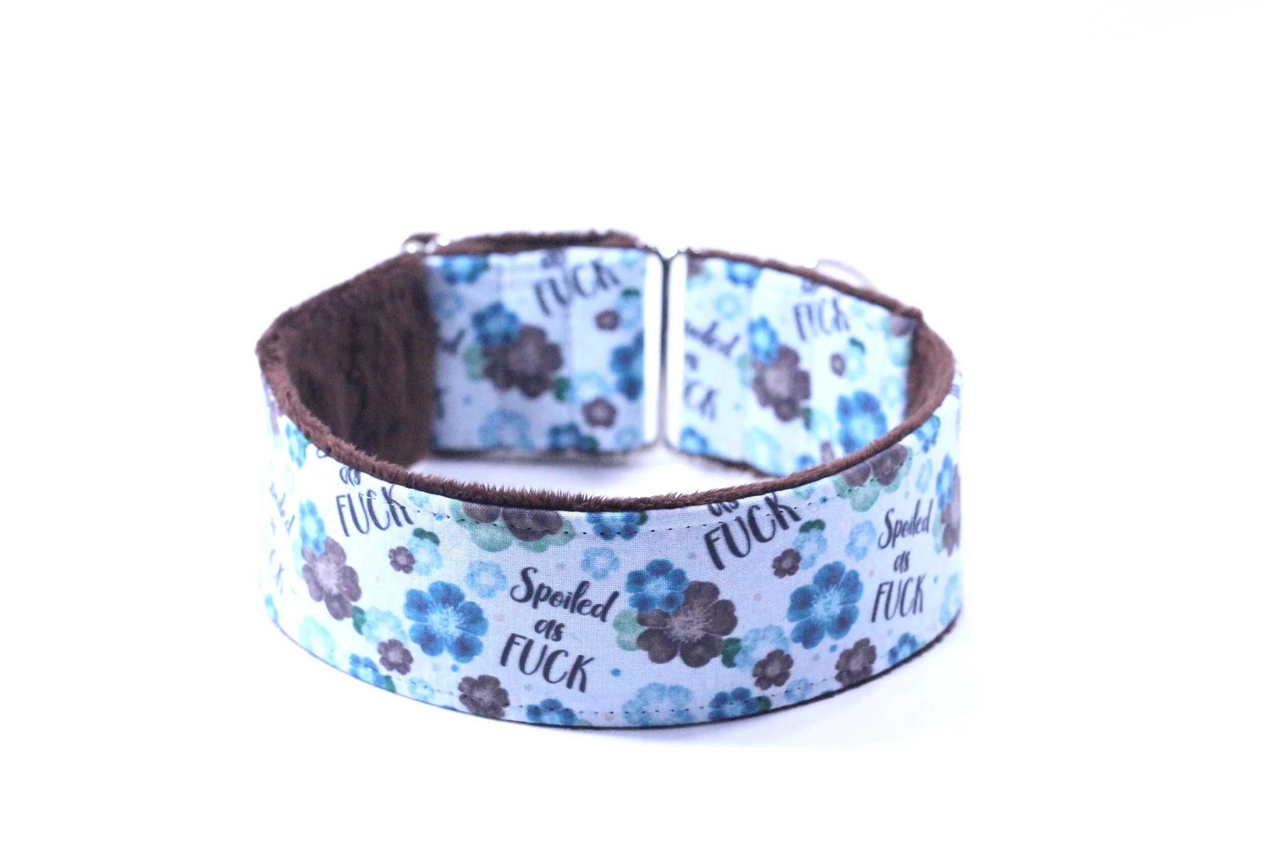 Teal and Brown Floral Spoiled as Fuck
