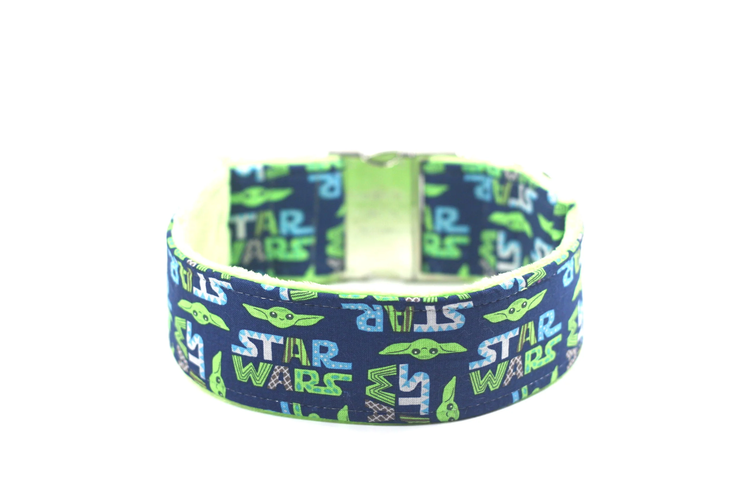 Tossed Star Wars Text and Grogu