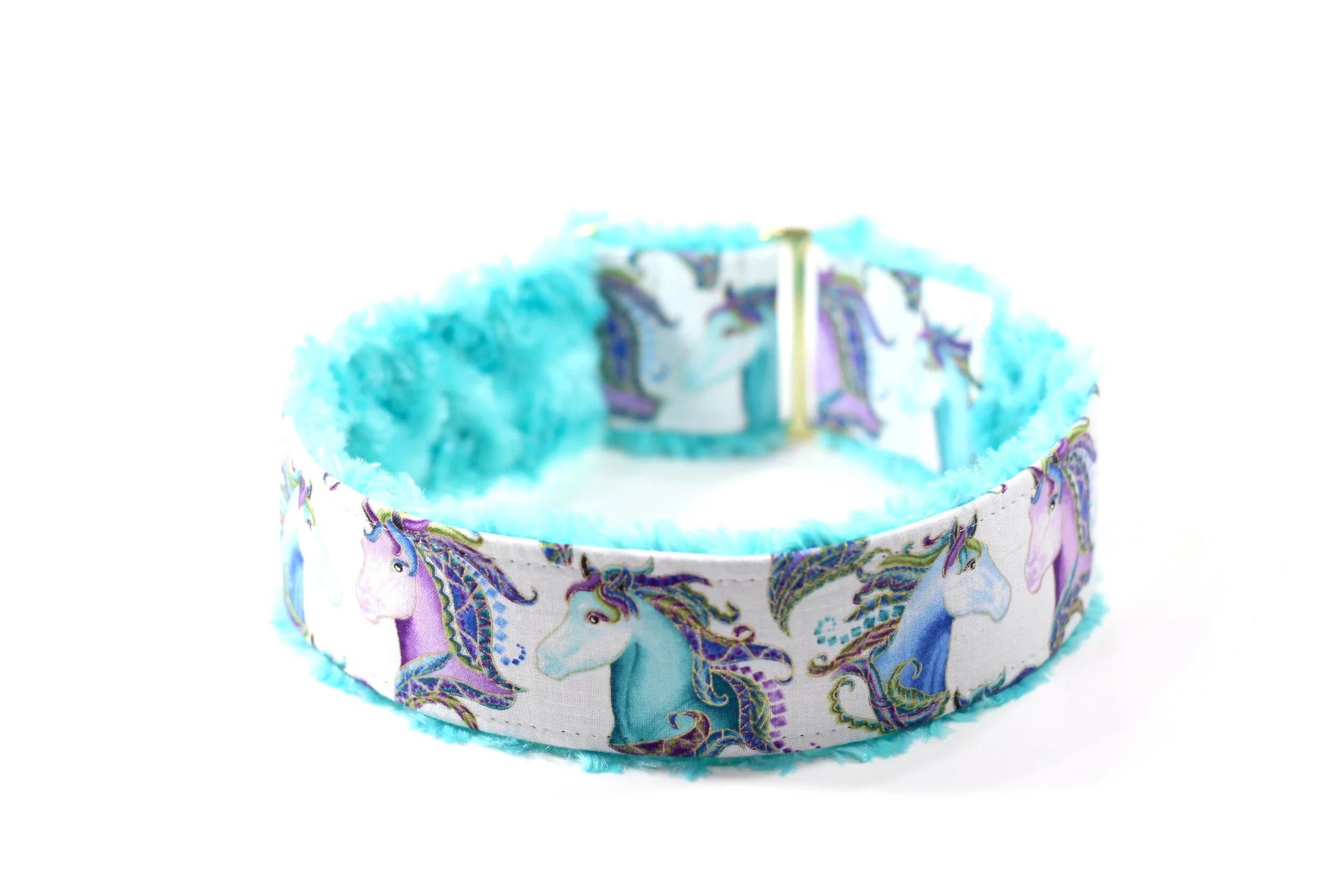 Gorgeous Paisley Horses on White