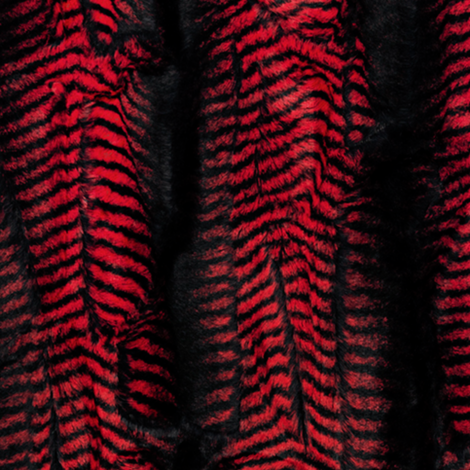 Red Mamba Luxe Faux Fur