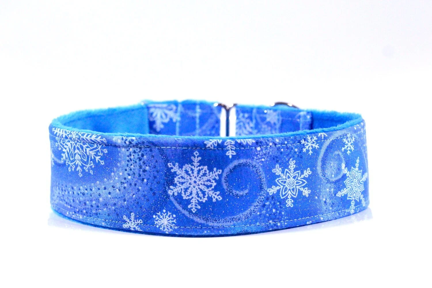 Swirly Blue Snowflakes
