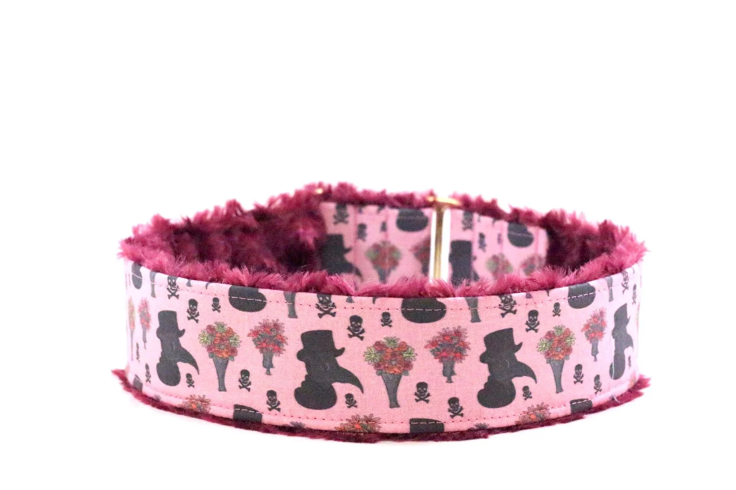 Pink Plague Doctor Skulls and Flowers