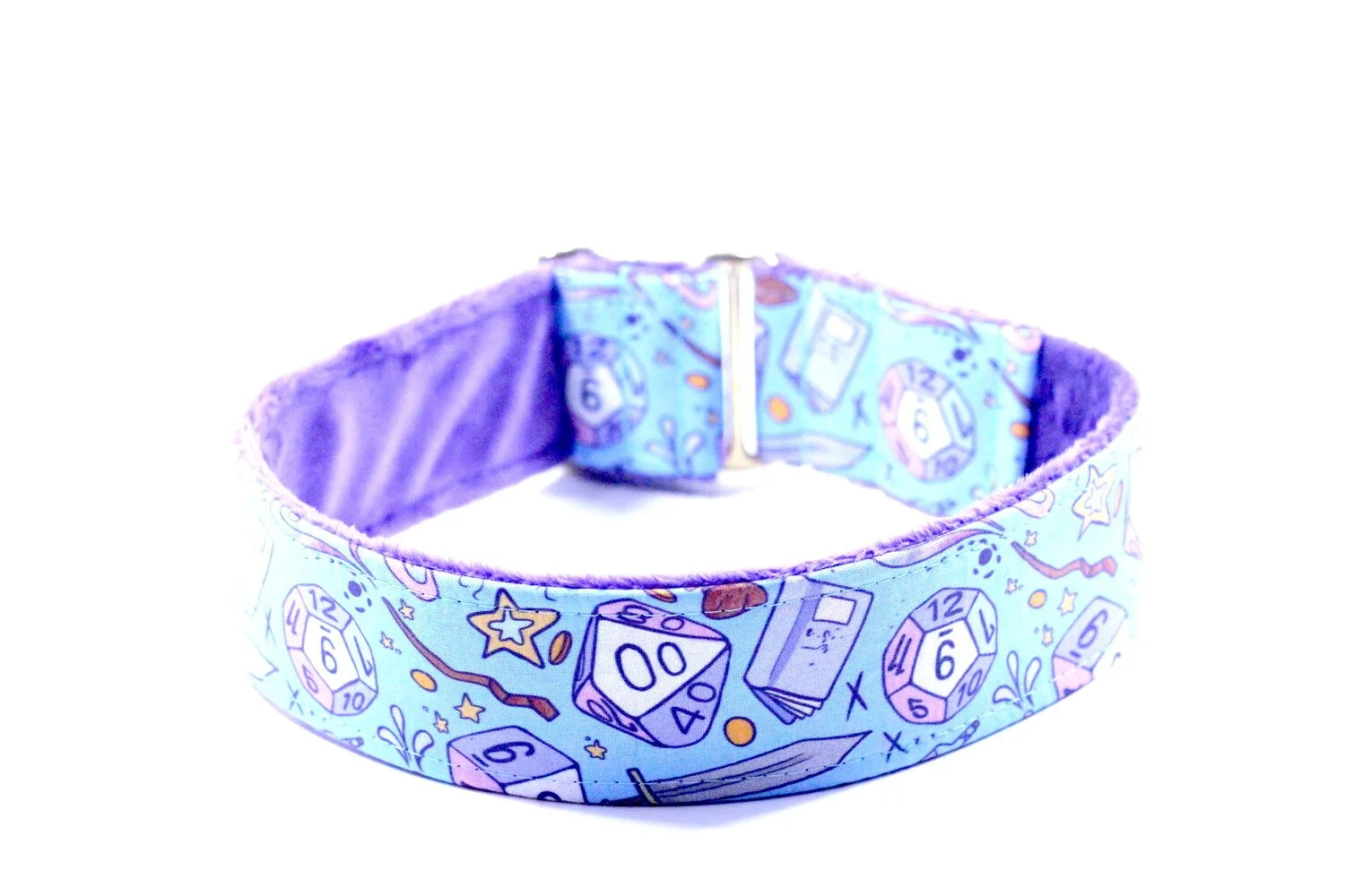 Dungeons And Dragons Dice on Blue