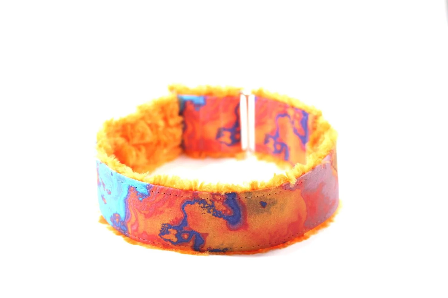 Orange and Blue Geode