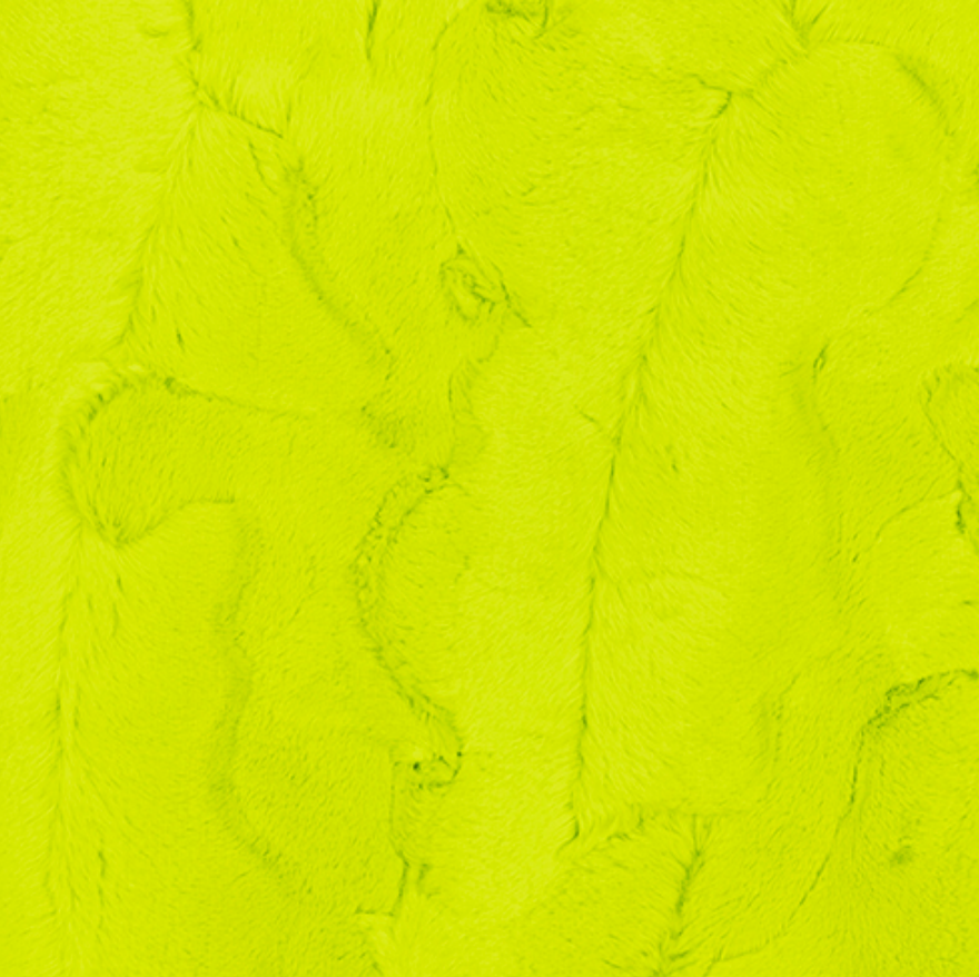 Neon Yellow Luxe Faux Fur