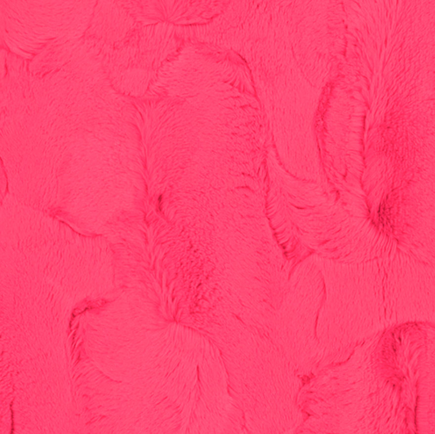 Neon Pink Luxe Faux Fur