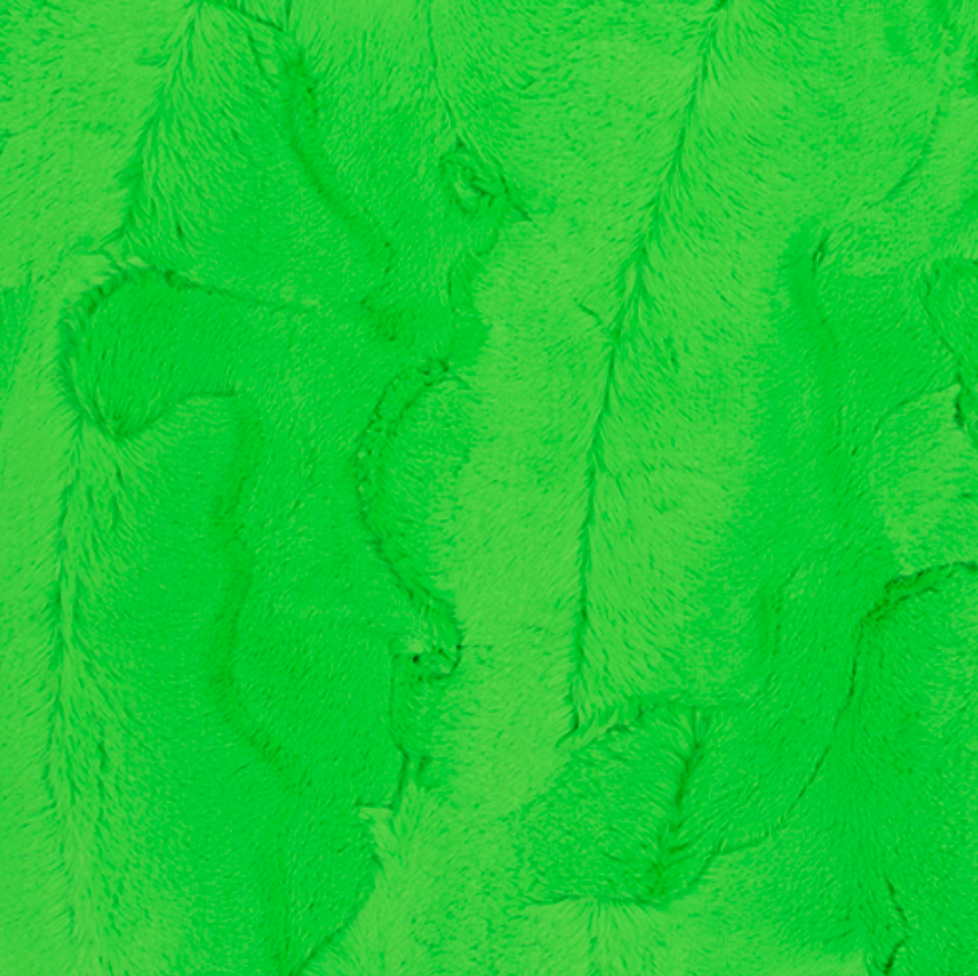 Neon Green Luxe Faux Fur