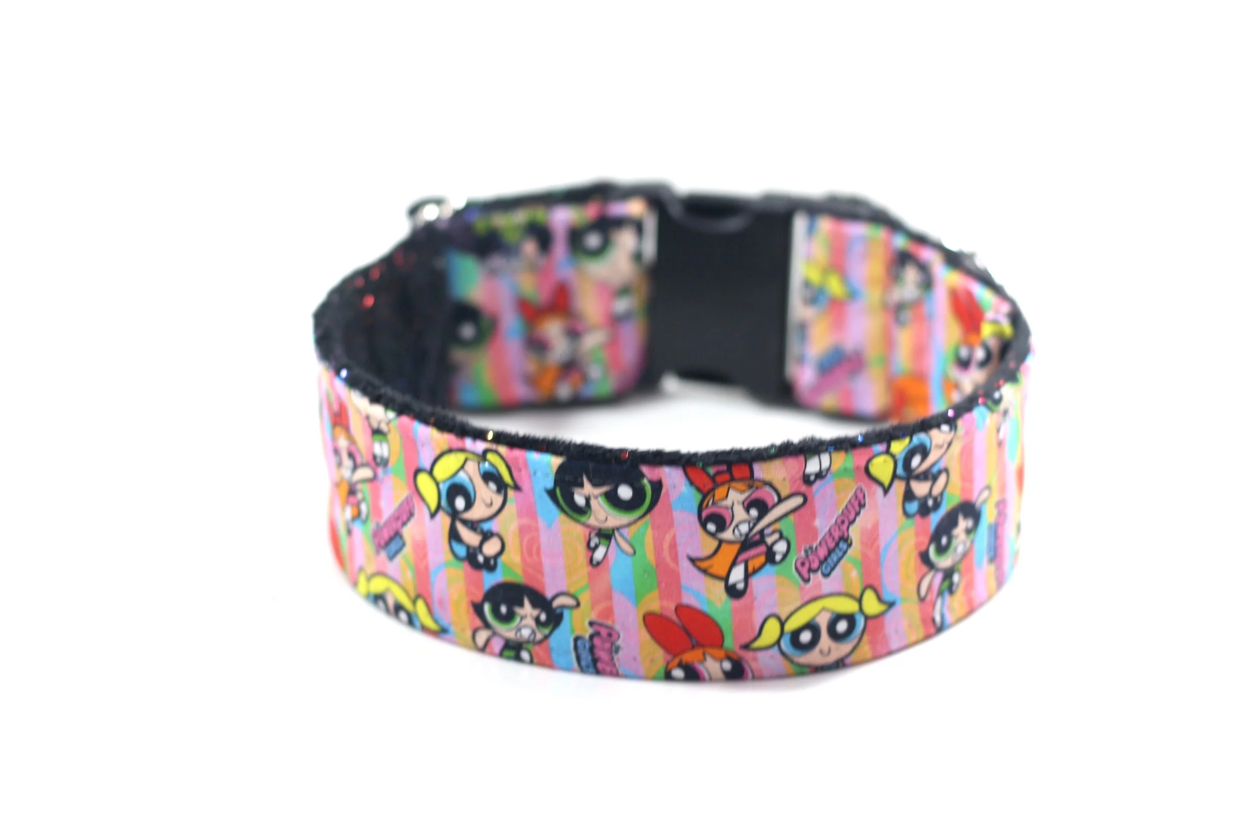 Powerpuff Girls on Retro Stripes