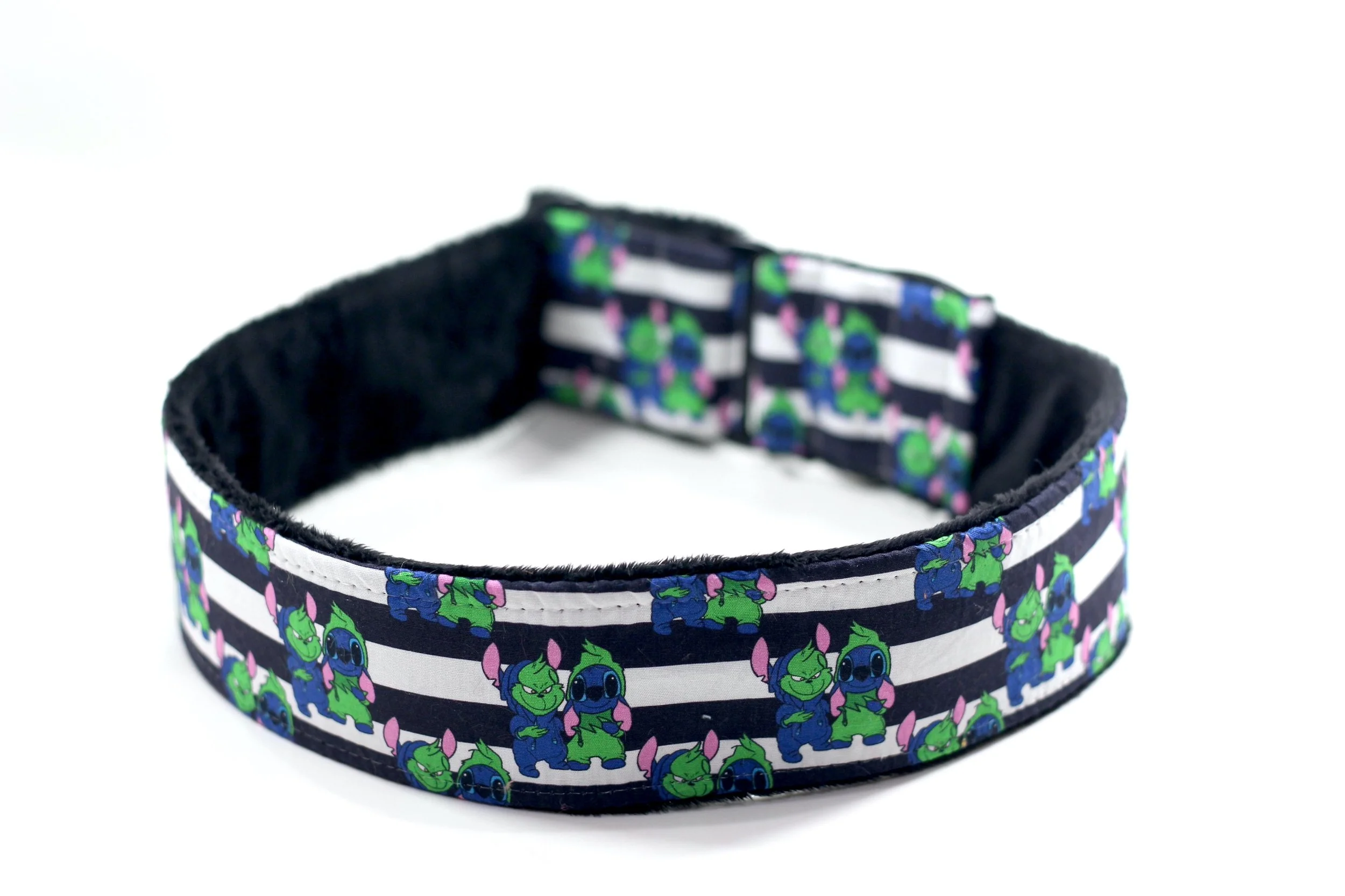 Grinch and Stitch in Pajamas