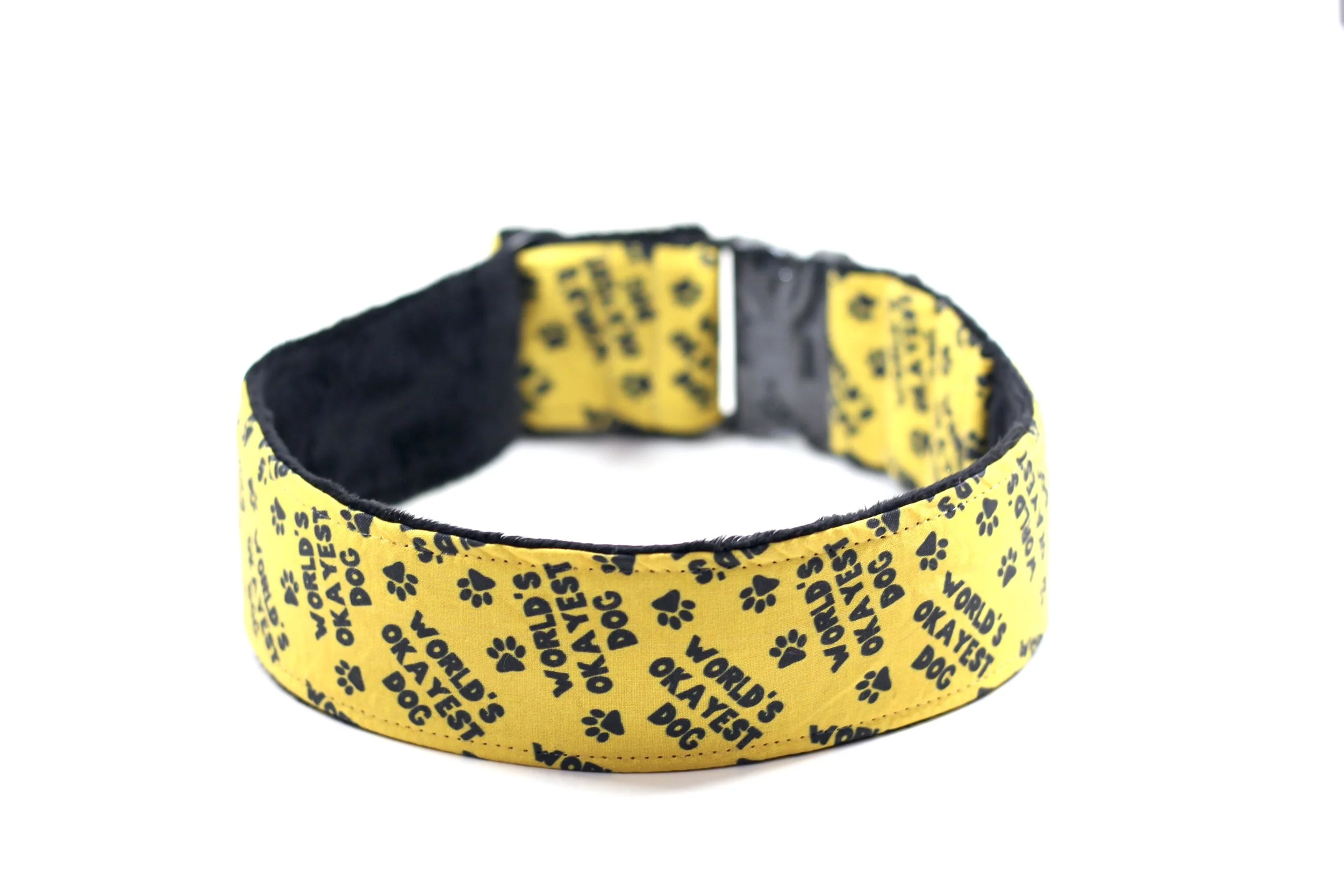 World's Okayest Dog Black and Yellow