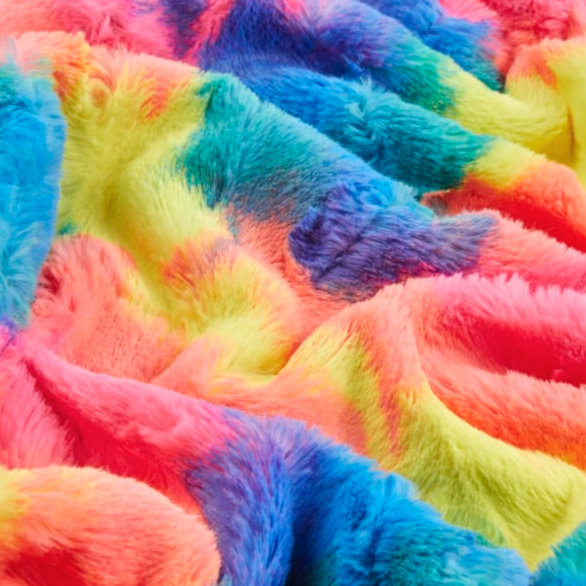 Sherbet Neon Luxe Faux Fur