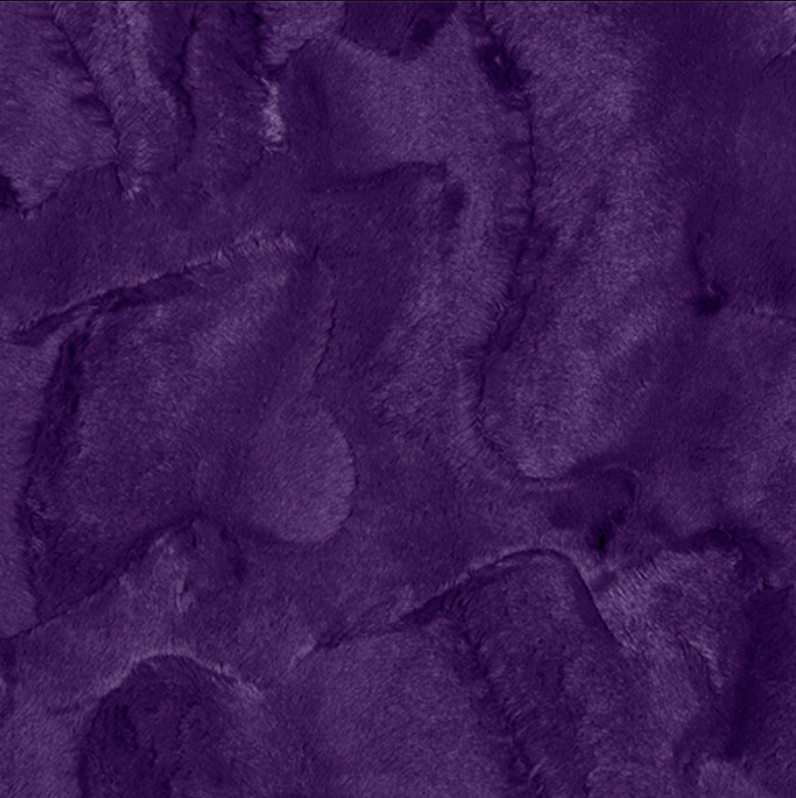 Eggplant Luxe Faux Fur
