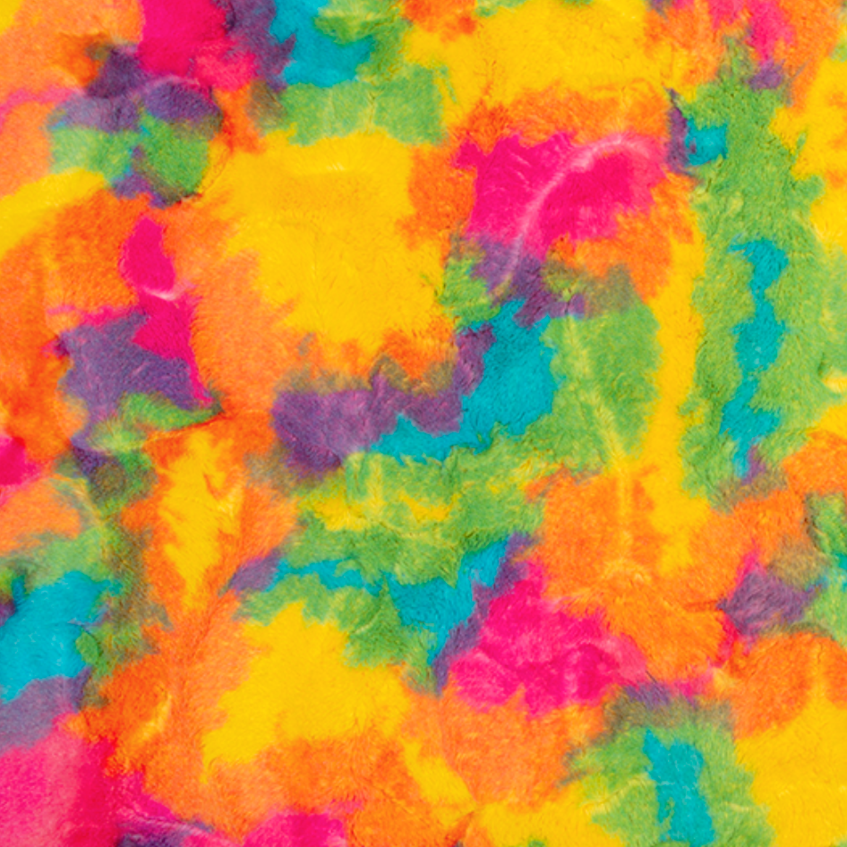 Rainbow Luxe Faux Fur