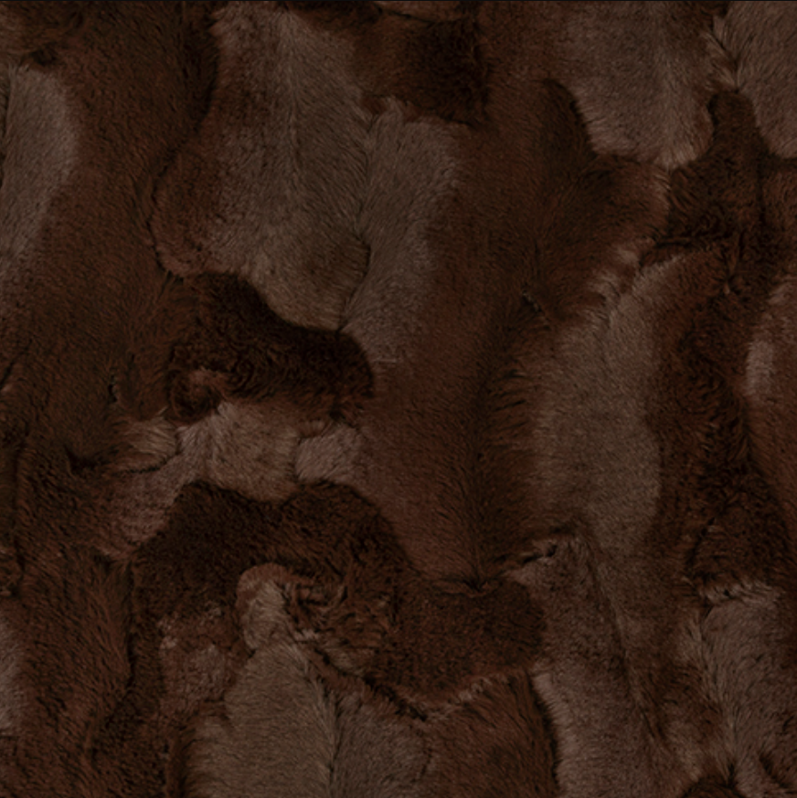 Chocolate Luxe Full Faux Fur Collar