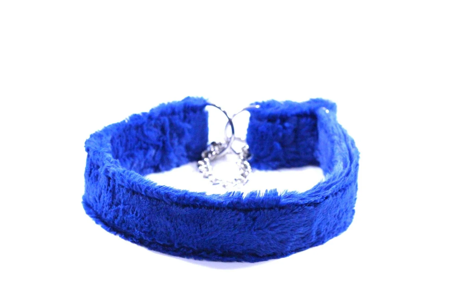 Blue Luxe Full Faux Fur Collar