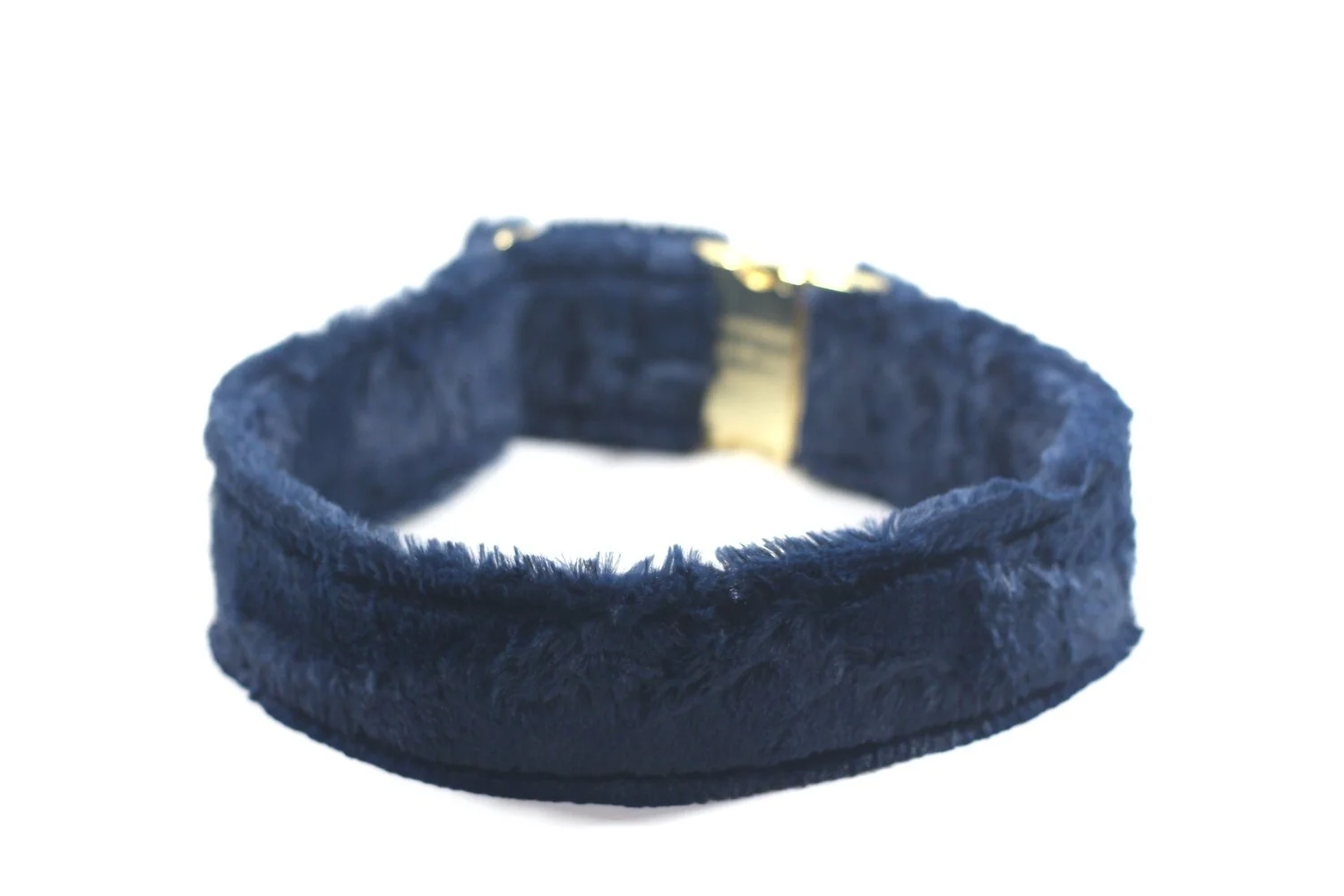 Navy Luxe Full Faux Fur Collar