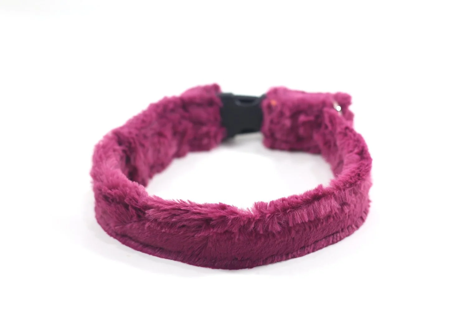 Raspberry Luxe Full Faux Fur Collar