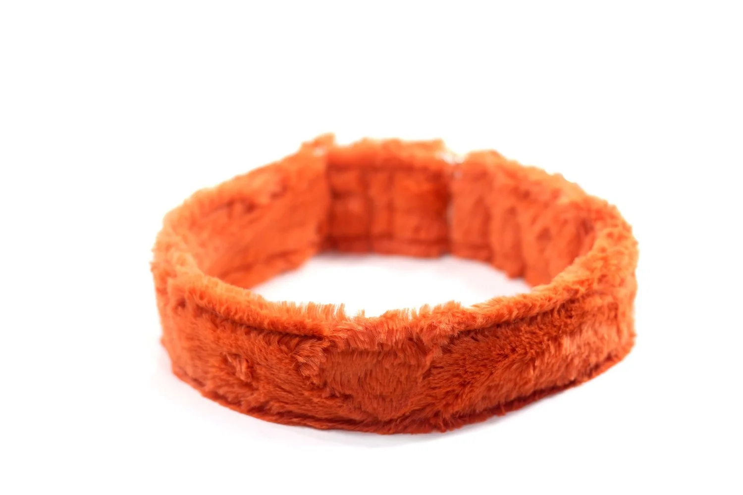 Orange Luxe Full Faux Fur Collar