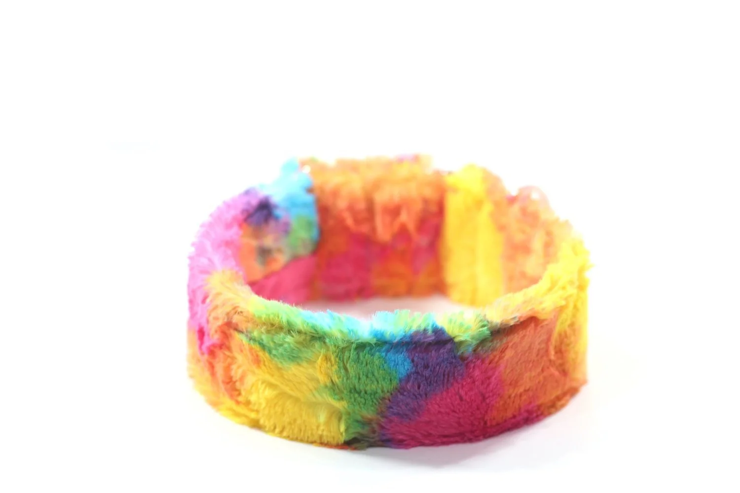Rainbow Luxe Full Faux Fur Collar