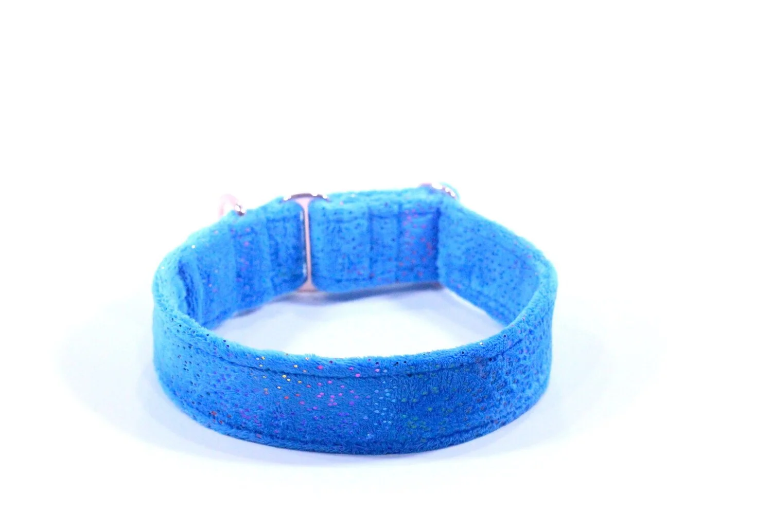 Glitter Rainbow on Peacock Minky