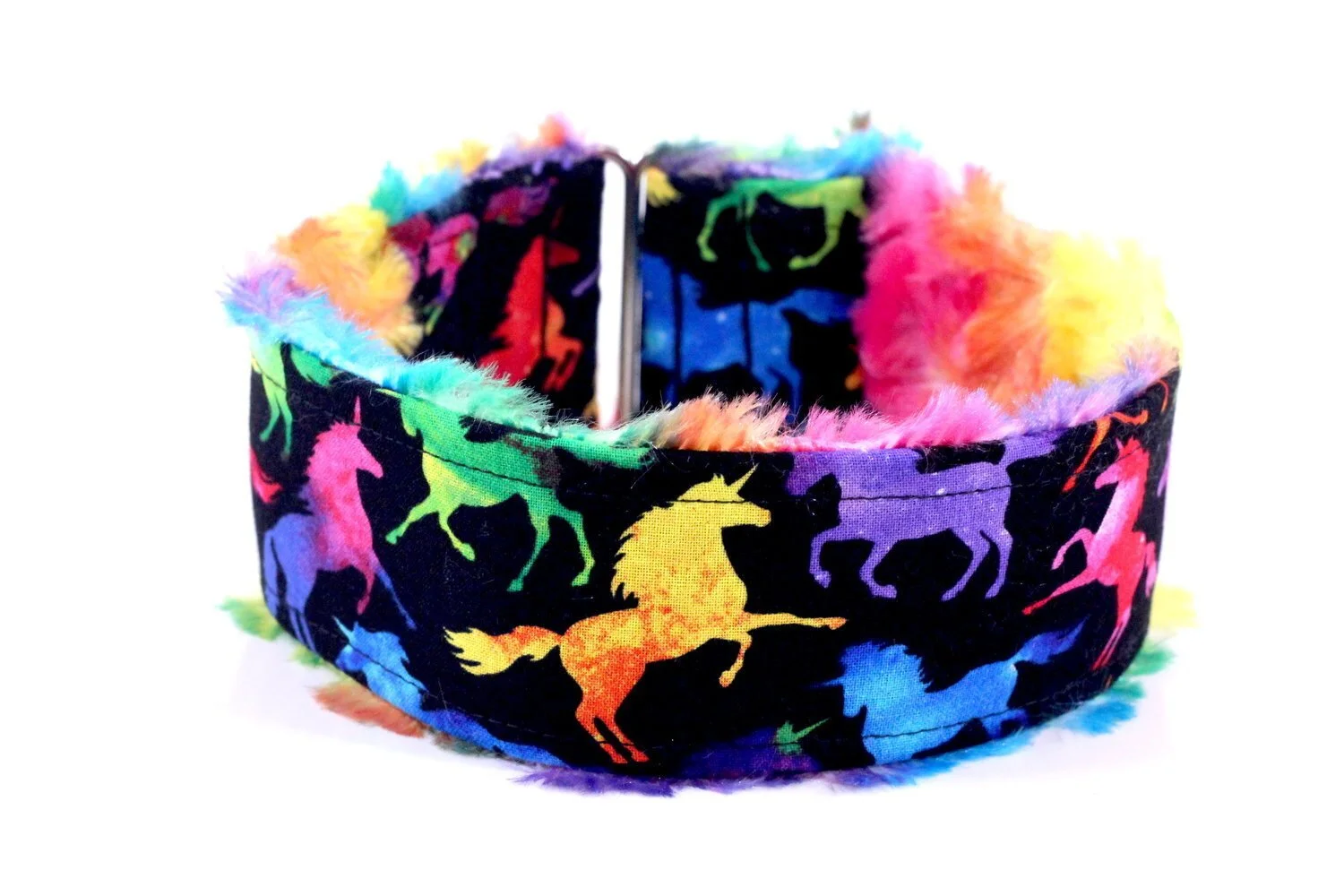 Rainbow Unicorns on Black