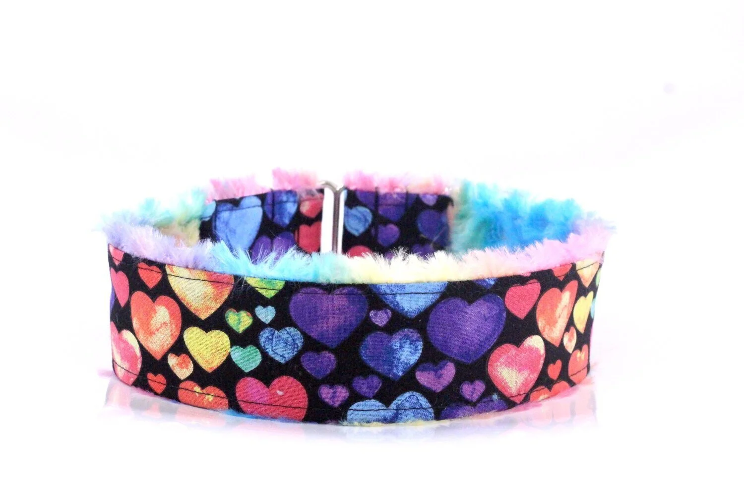 Pastel Rainbow Ombre Hearts