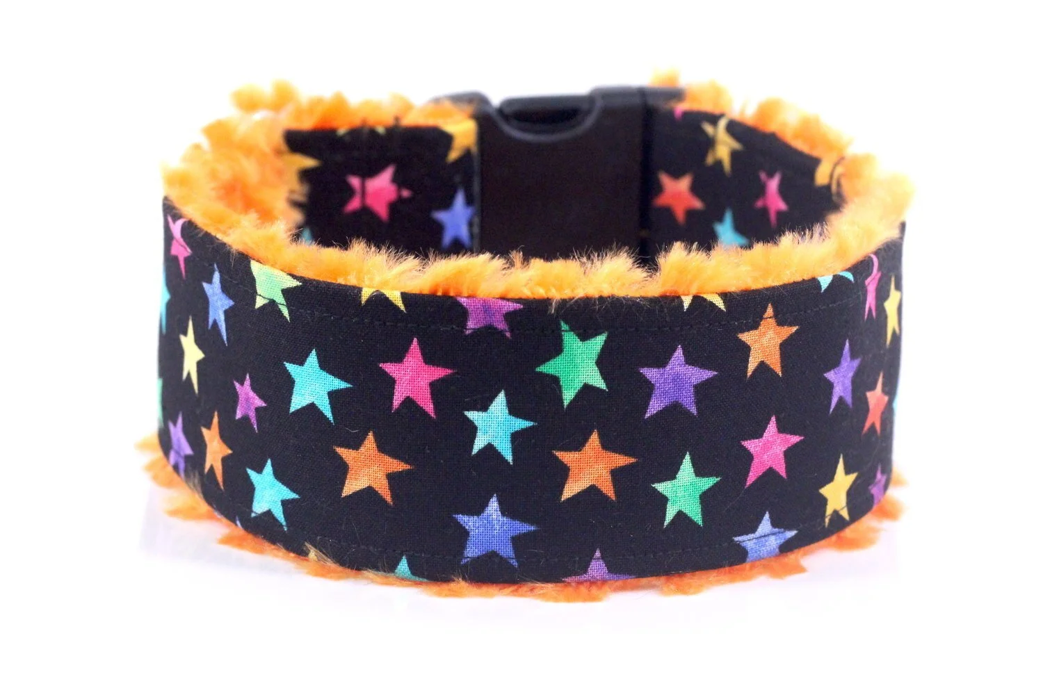 Rainbow Stars on Black