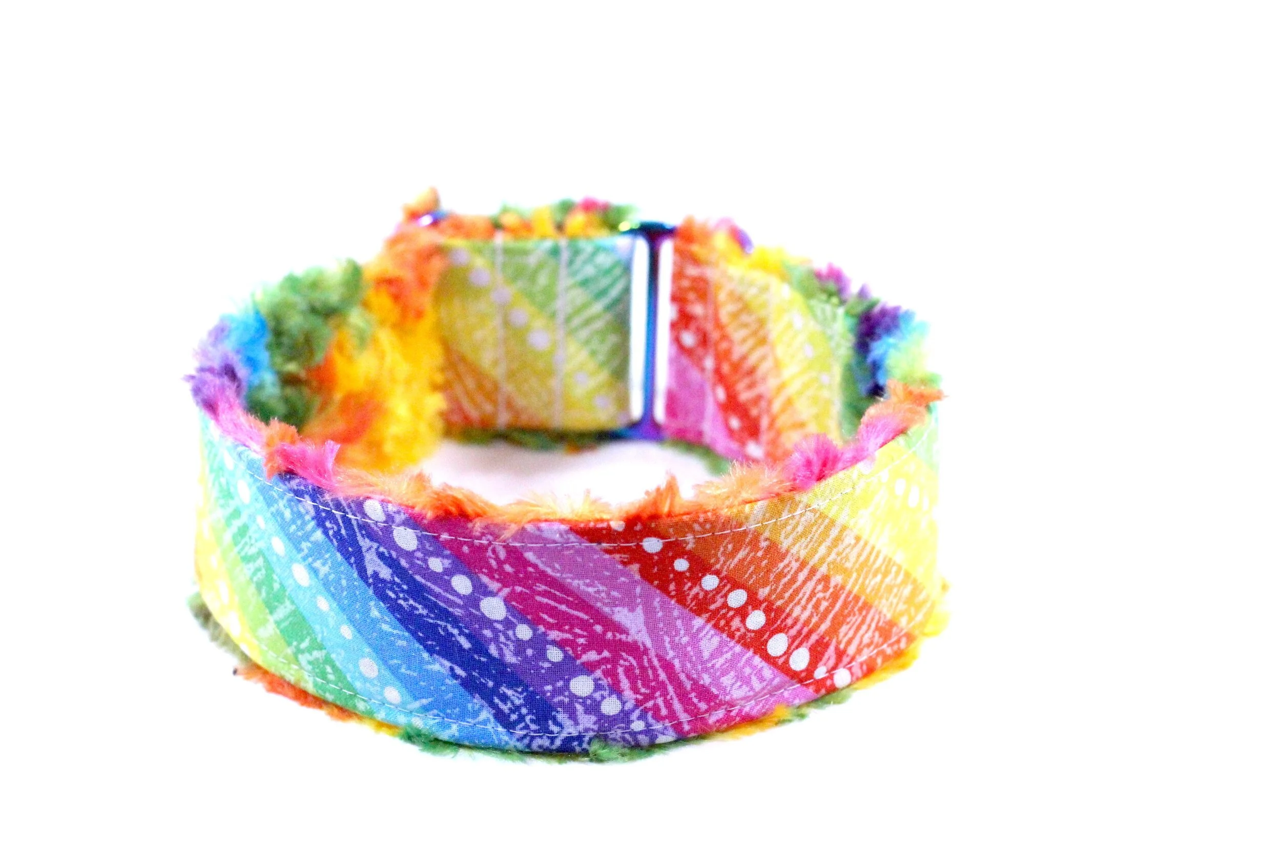 Distressed Rainbow Stripes